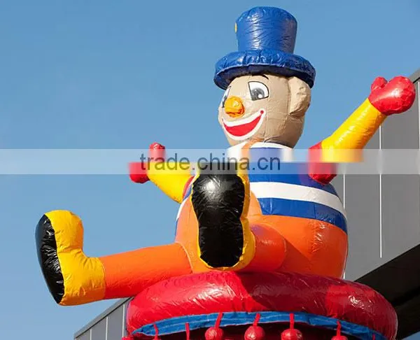 Hot Sale Kids Inflatable Floating Climbing Wall Inflatable Climbing Tower Clown for Sale photo-3