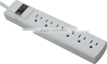 6 Outlet Surge Protector UL, SAA, VDE, POWER BAR, POWER TAP, WALL TAP, ADAPTER