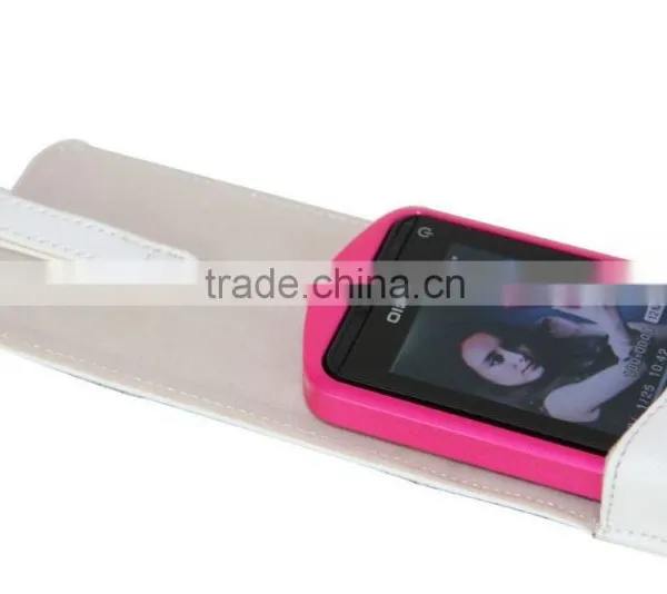 New Factory Custom Vertical Protective White Synthetic Leather Camera Case photo-3
