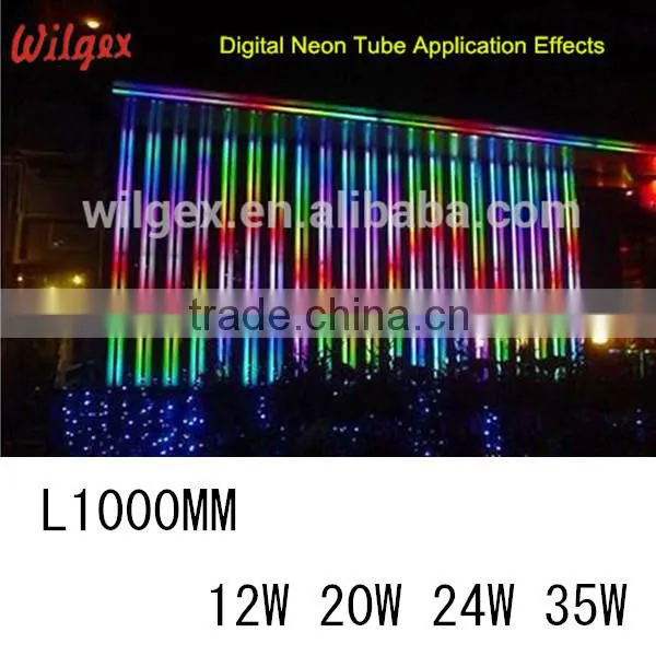 DMX512 System 1000mm DC24V RGB Digital Neon Led Tube, Led Neon Flexible Tube photo-4