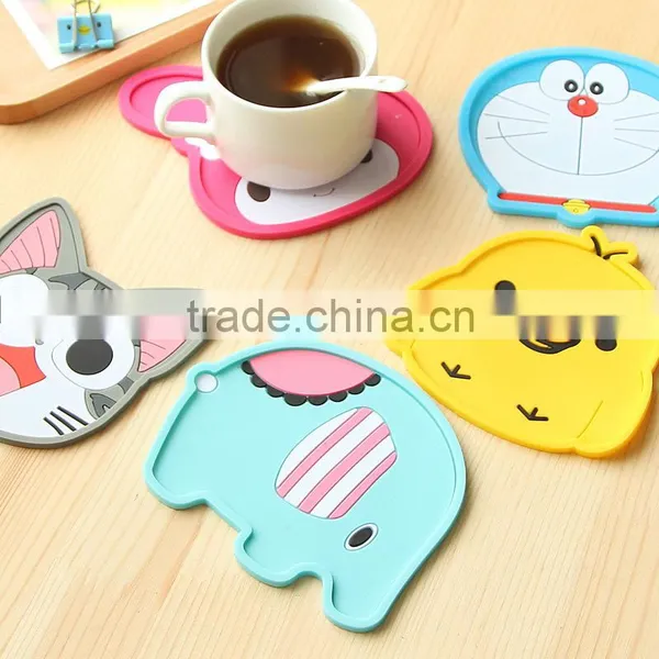 Creative Animal Cute Cat Silicone Cup Mat photo-3