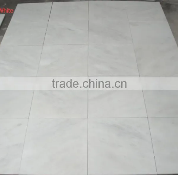 2016 Hot Chinese White Prices 36''x36'' Polished Marble Tiles photo-3