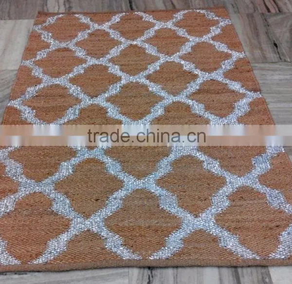 Jute Hemp Metallic Rugs Jaipur Indian Jute Rugs