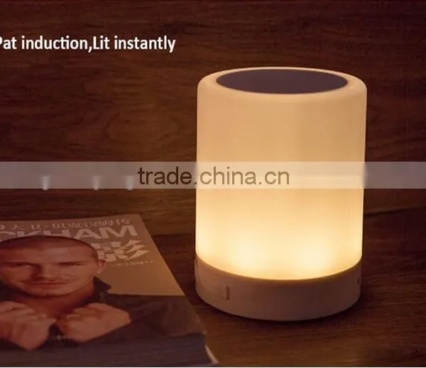 2016 Mini Best Selling Bluetooth Water Dancing 2.0 Speaker With LED Touch Table Lamp photo-3