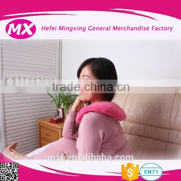 Microwaveable HIGH QUALITY Flax Seed and Lavender Massage U Shape Neck Pillow From China photo-6