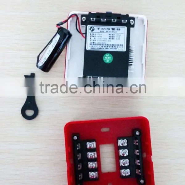 5 Year Life Battery Resettable and FireIntelligent Fire Alarm Addressable Emergency Manual Push Button photo-3