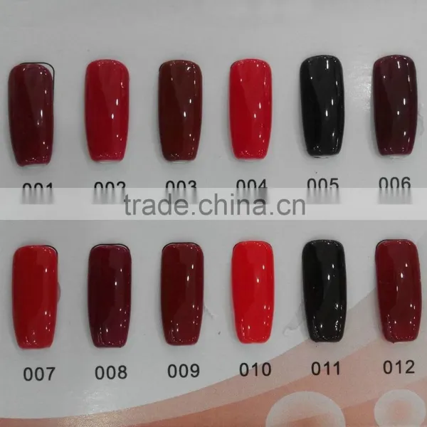 2015 Hot Selling Nano Soak Off UV Gel Nail Polish Gray & Red Wine Series Nail Gel photo-2