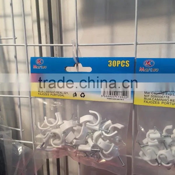 Nail Cable Clips of 4mm With Nail photo-4
