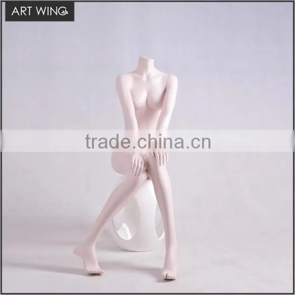 Headless Sitting Cheap Glossy Female Mannequins for Sale photo-4