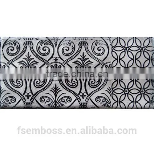 EMBOSS 100*200mm Rustic Metal Ceramic Kitchen Tile Porcelain Floor Tile photo-2