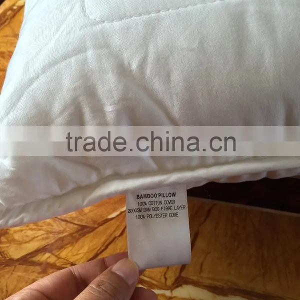 Bamboo Pillow With Bamboo Fiber Filling in Outer Shell Quality Choice photo-4