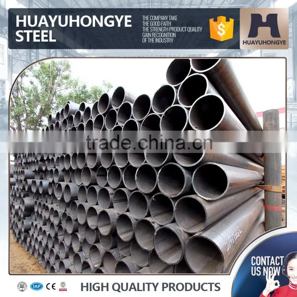 26mm 2.0mm Construction Round Section Black Longitudinal Welded Pipe photo-3