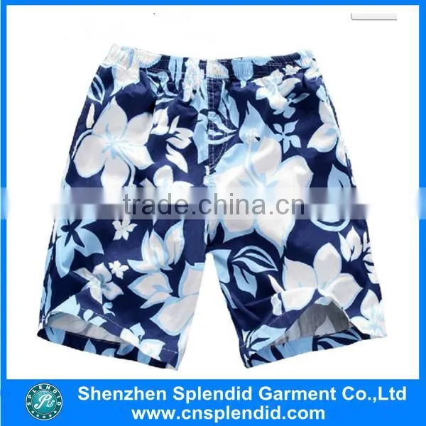 2016 Cheap Wholesale Cotton Colorful Sexy Mens Breathable Beach Shorts