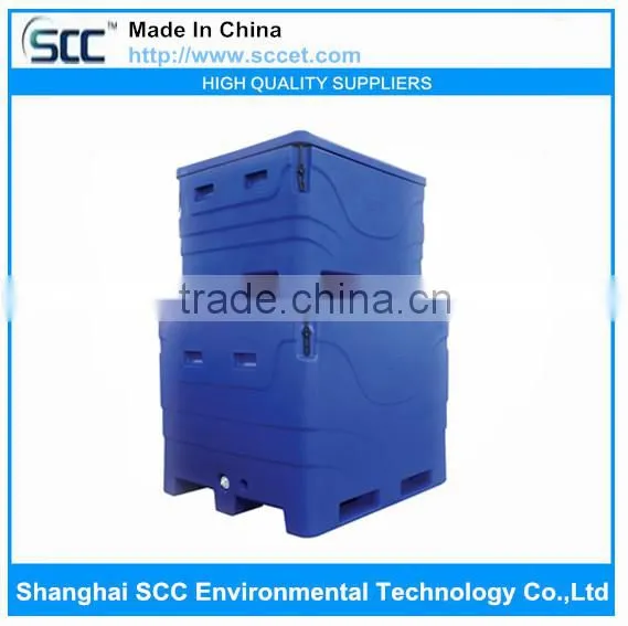 Blue Color LLDPE Fish Transport Totes, Plastic Fishing Totes 1000L photo-4