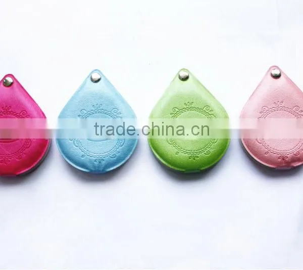2015 Newly Hat Embossed pu Mirror for Wholesale,ME301-B