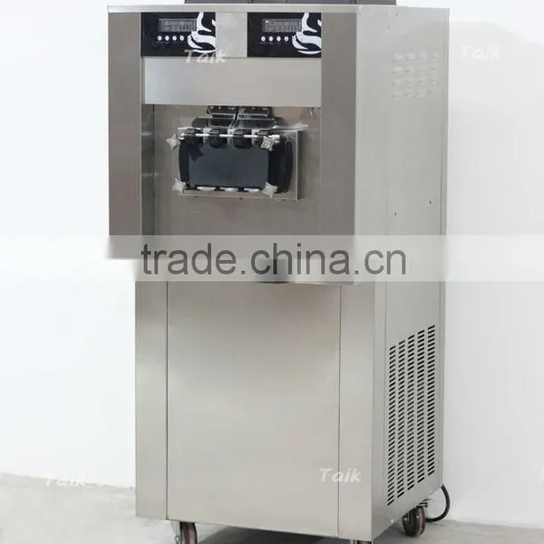 Double compressor frozen yogurt machine with CE(60L/h) France compressor