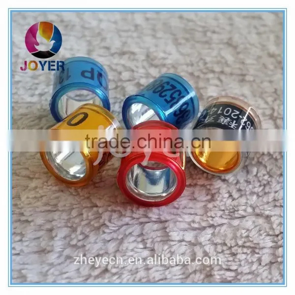 Pigeon Breeder Pigeon Club Ring Transparent Platic Ring 8mm Pigeon Ring Clear Plastic Bands Quality Choice photo-3