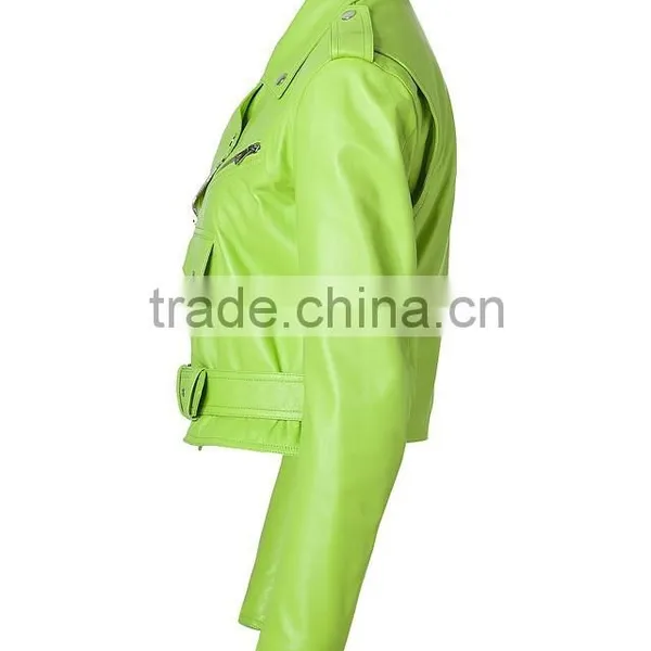 Soft Milled Leather Motorbike Jacket photo-2