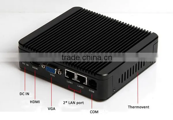 Barebone System Bay Trail J1800 2 Ethernet Mini pc Partaker 2.41GHZ Turo 2.58GHZ photo-4