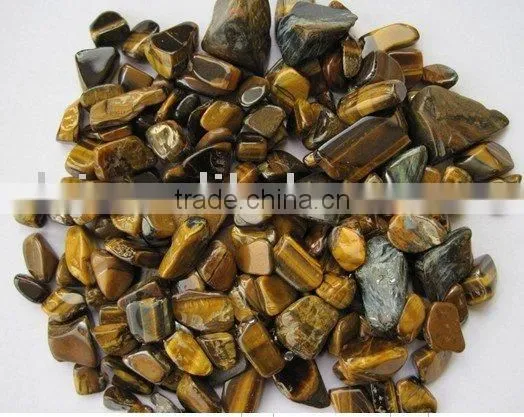 Natural Tiger Eye Tumbled Stone