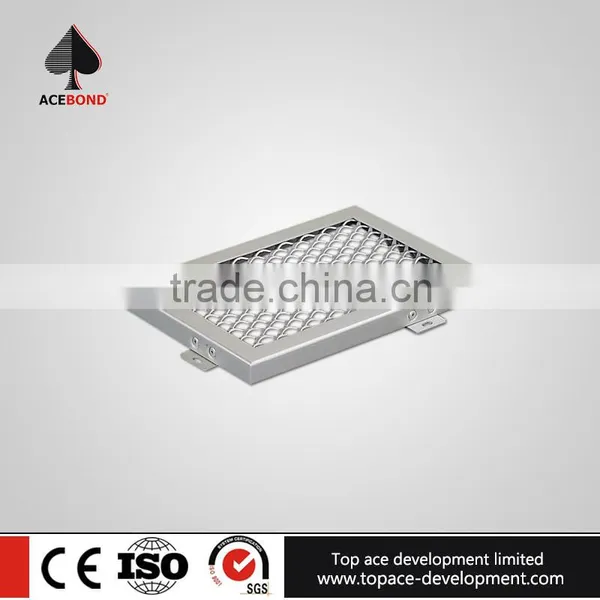 ACEBOND Good Technology Perforated Aluminum Metal Curtain Wall Carved Station photo-3