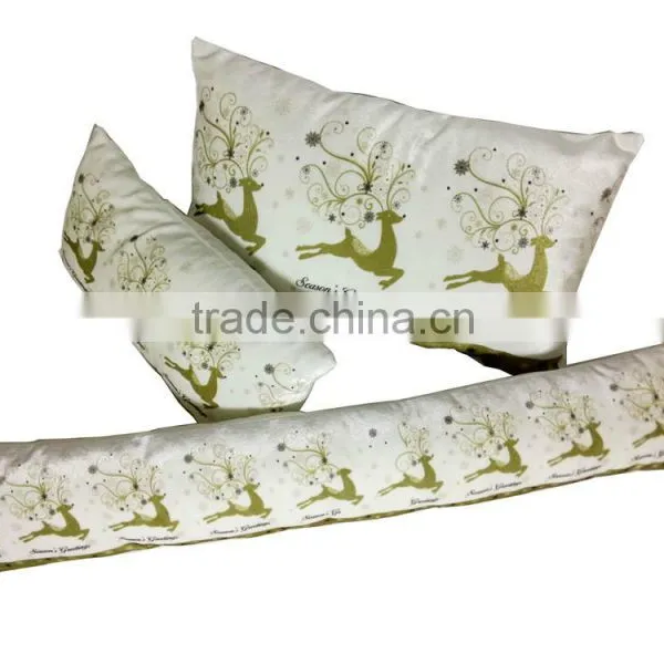 Fashion Panne Printed Mi-lu Deer Christmas Eco-pillow for Family photo-3