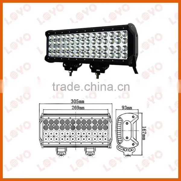 Factory 12" 9-30v 144W Led Light Bar for Trucks Offroad Driving Light Car Led Light Bar 144w Led Light Bars photo-3