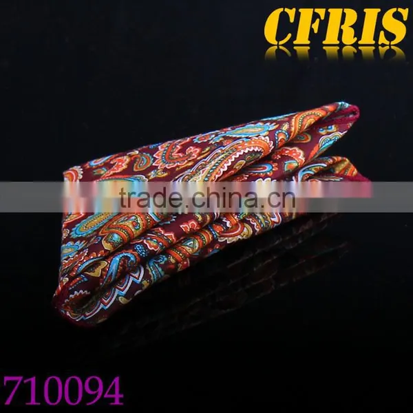 Paisely Custom Print Pocket Square photo-4