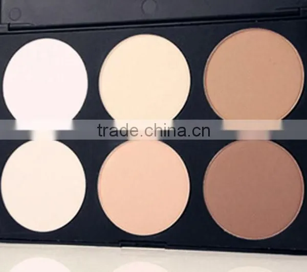 High Quality 6 Color Powder Compact Pressed Powder Best Pressed Powder photo-6
