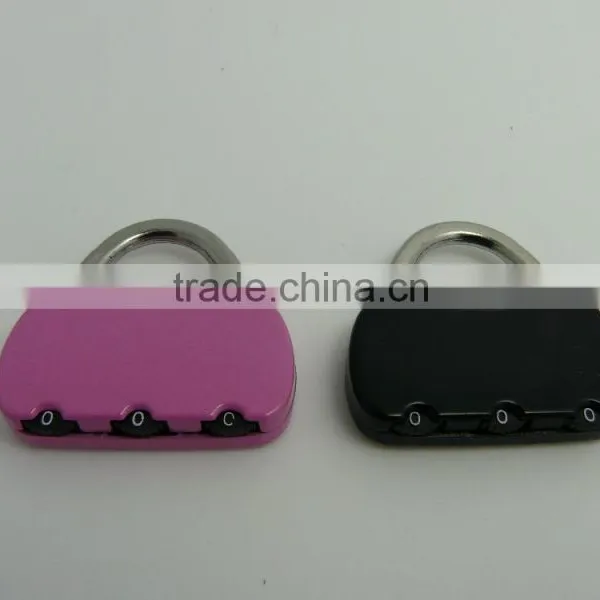 New 3 Dial Digit Combination Suitcase Luggage Metal Code Password Lock Padlock