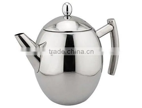 Teapot,Stainless Steel Tea Pot With Infuser photo-3