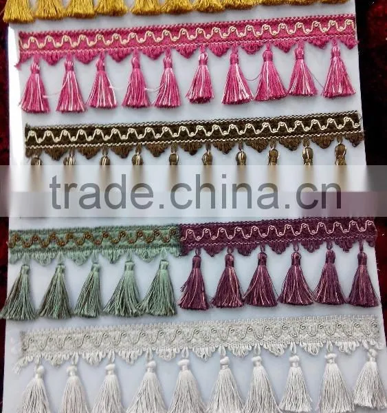 Tassel Trimming Fringe for Curtains,tassel Fringe for Curtains