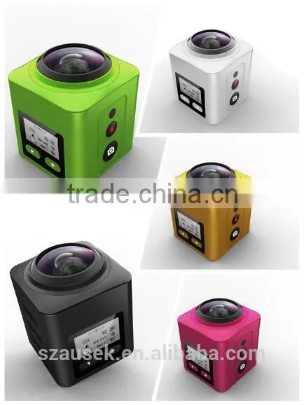 Action Camera be Unique 360 Degree Sport Action Camera 4k 30fps Mini DV Waterproof 30M 2016 New photo-5