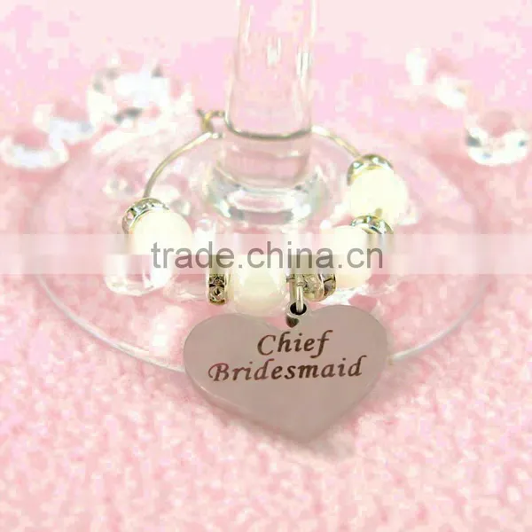 New Fashion Letter Wine Glass Charms photo-4