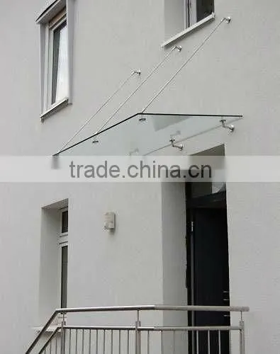 Glass Canopy Building Hardware& Glass Awning