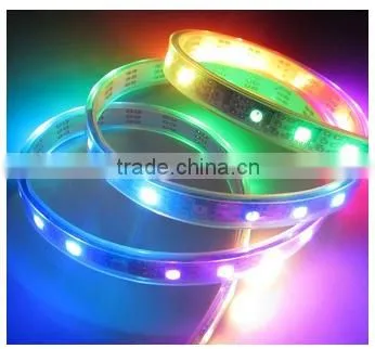 5m RGB LED Stripe Flexibel SMD 5050 LED's Wasserdicht IP65 Strip Ws2812b photo-4