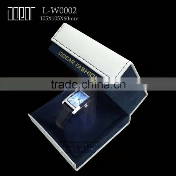 Luxury pu Leather Led Light Watch Box photo-2
