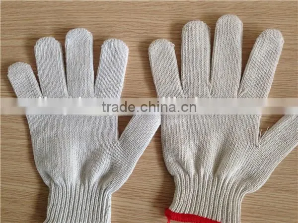 Nature White Cotton Glove ,thin Gloves ,cotton Liner Industry Gloves photo-5