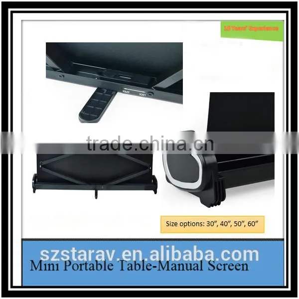 Mini Portable Projector Screen for DLP Projector Mini Desktop Screen photo-3