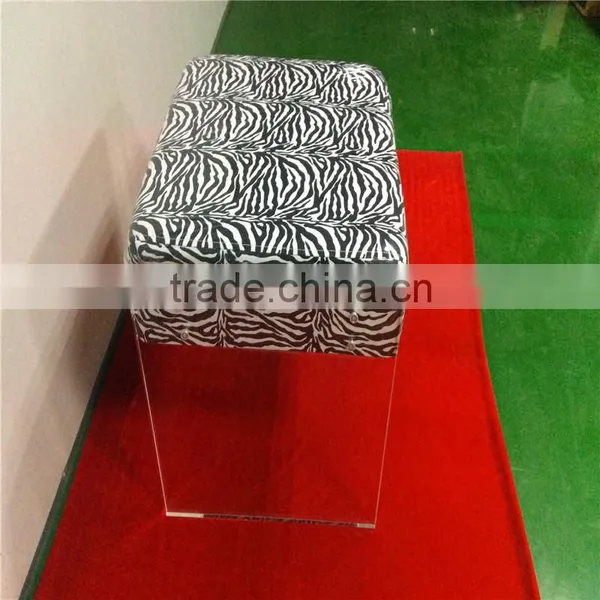 Acrylic Bar Stool Chairs Set Back photo-4