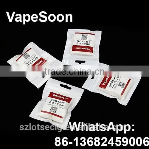 5pc per Bag Original Japan Organic Cotton Pad Electronic Cigarette Rda Atomizer Wick Cotton photo-3