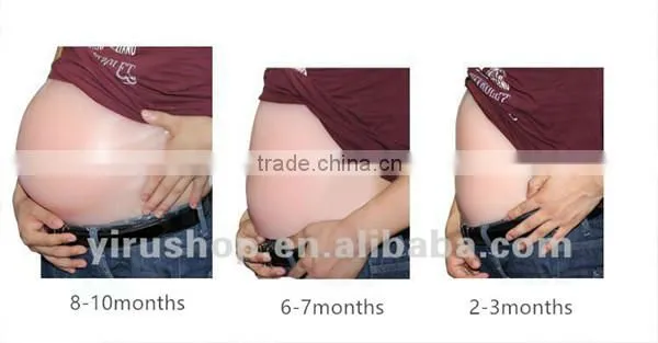 Free Shipping Silicone Fake Pregnancy Beer Belly for Theatrical Performance 1000g/pc photo-6