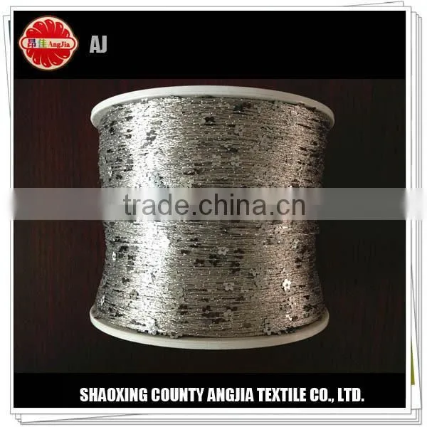 2-6mm Spun Sequin Yarn Knitting Weaving and Sewing photo-4
