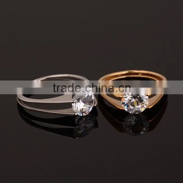 Crystal Diamond Couple Rings photo-2