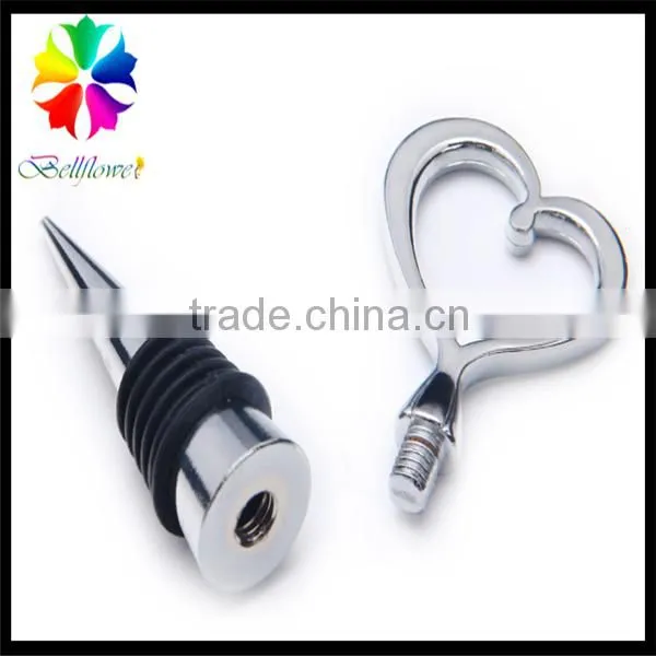 China Wedding Gift Shape Metal Wine Bottle Stopper