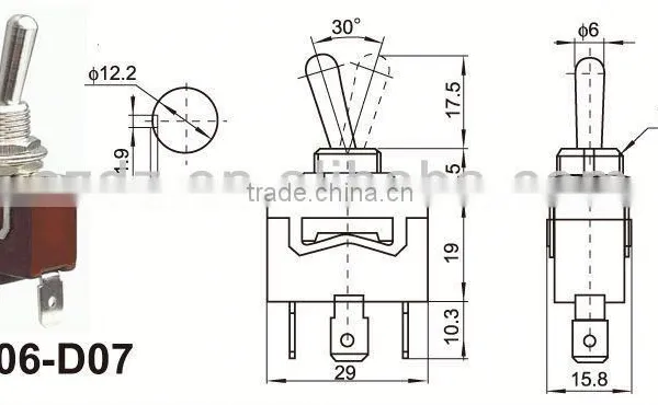 Machinery Toggle Switch,on off on Toggle Switch,micro Toggle Switch photo-4