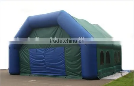 Large Size Blue Green Inflatable Garage Tent photo-3