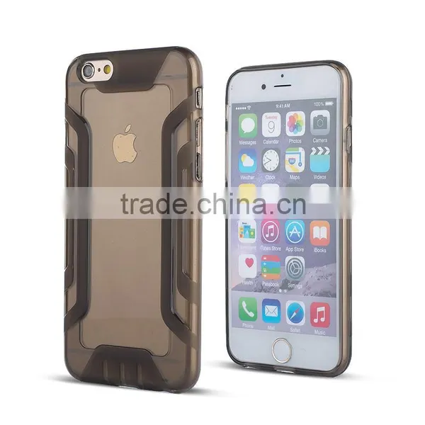 Armor Slim Transparent Phone Case 6 Colors Waterproof Soft TPU Mobile Cell Phone Case Cover for Apple Iphone 6 /6 Plus photo-2