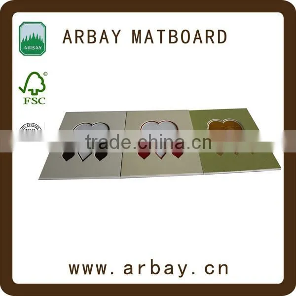 Promotional Gifts White Cream Core Paper Photo Frame Mat Board Large photo-5
