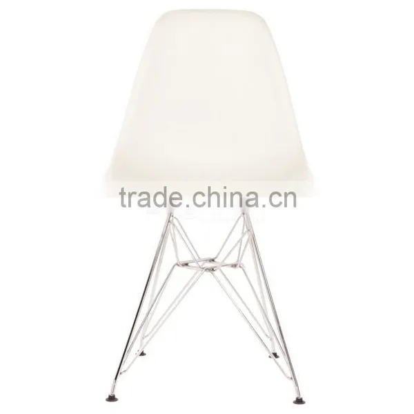 Designer Plastic Dining Side Rod Eiffel Base Chair photo-4